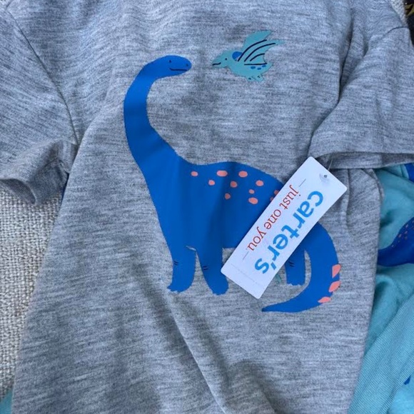 Toddler Boy 3 Piece Long Sleeve Dino Pajamas 2T #106 - Picture 5 of 5